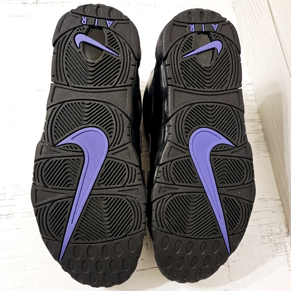 Nike Air More Uptempo '96 Black Action Grape Sneakers DV1879-001 Men's Size 10.5 - Picture 8 of 10